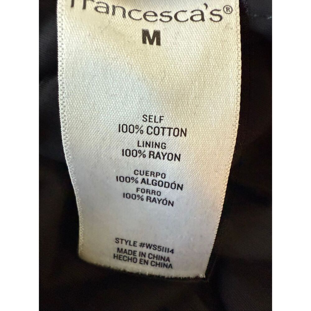 Francesca’s Audrey Parks Black Tiered Lace-Up Back Maxi Dress - Picture 6 of 9